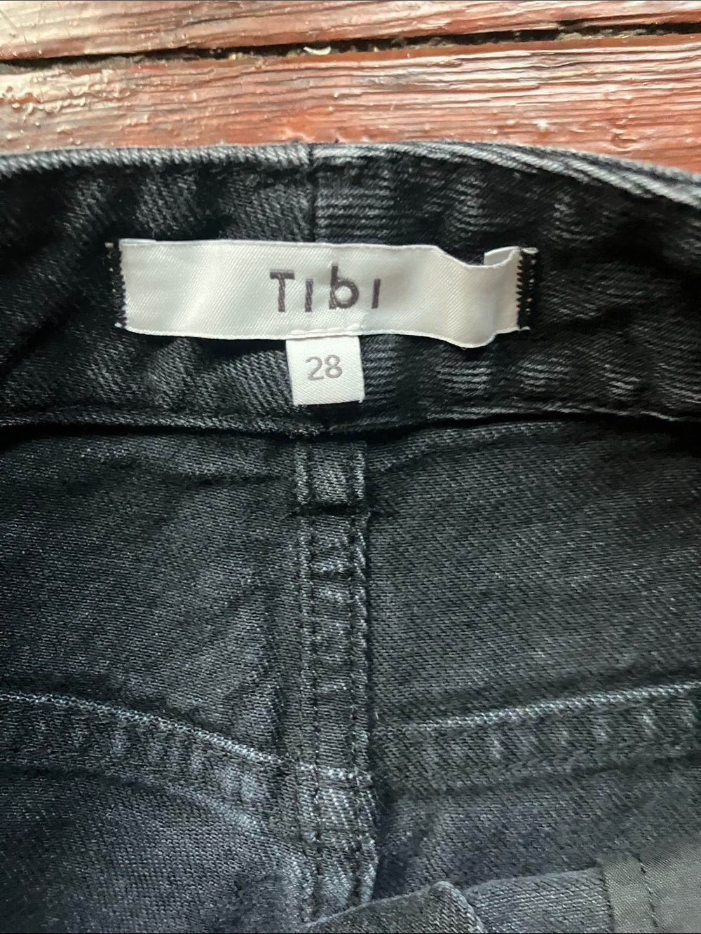 Tibi Black Denim Brancusi Jean - Picture 5 of 11